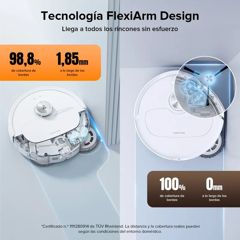 Roborock Q Revo Master brazo robótico robot aspirador